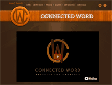 Tablet Screenshot of connectedword.com